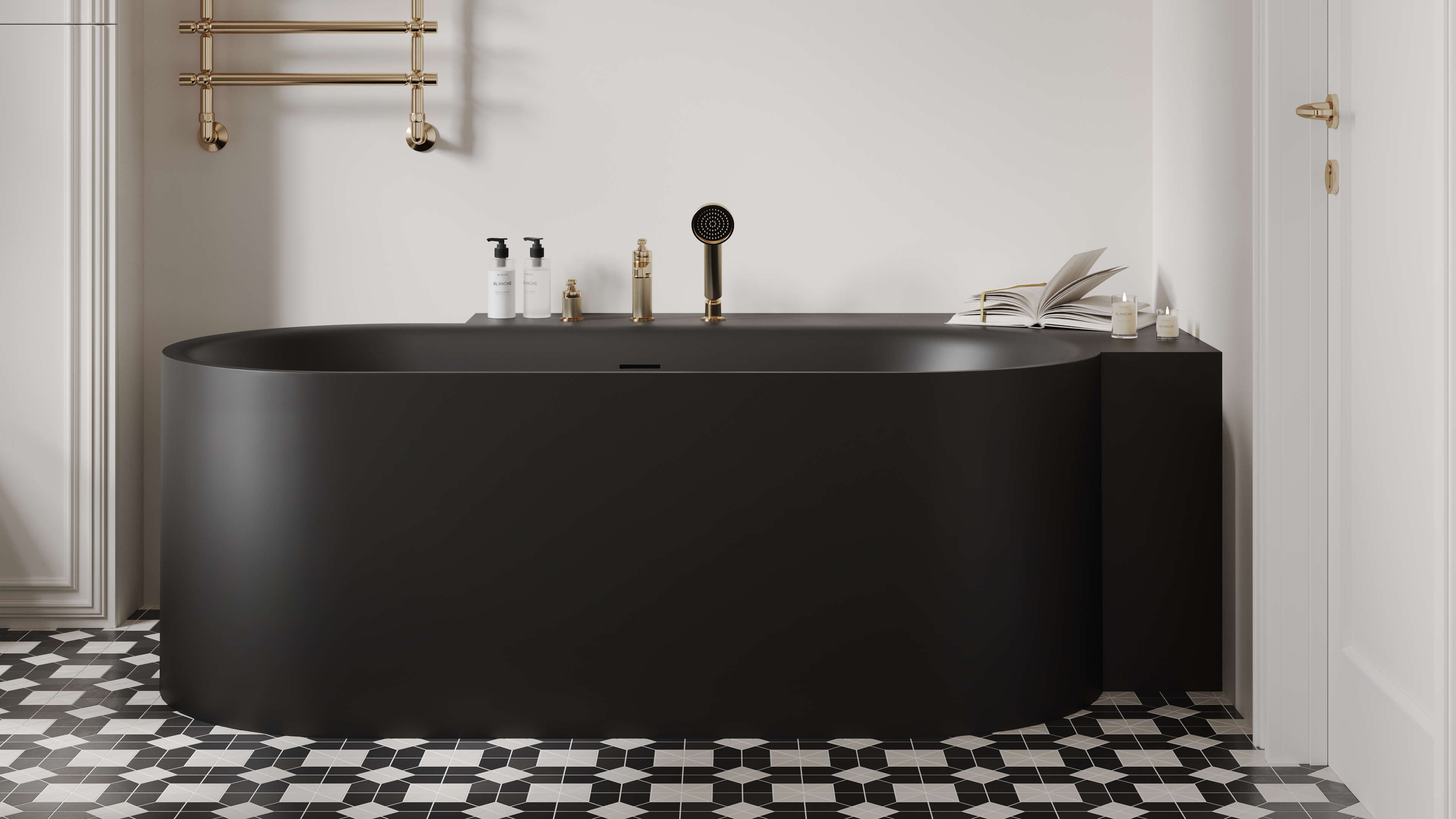 Парижский шик в монохромном интерьере